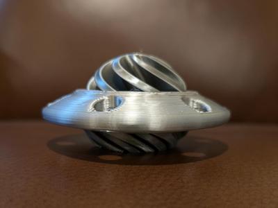 UFO Infinity Spinner: A Spiral pass-through
