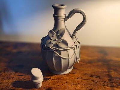DnD Druid Potion Bottle Magical Cosplay Prop