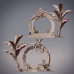 Mysterious, Ancient Portal - Realm Gate Scatter Terrain (Pre-supported) 