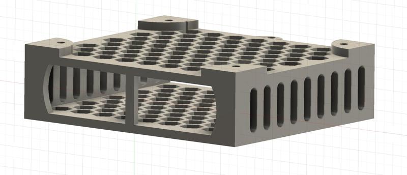 Zendure Superport 4 under desk mounting enclosure