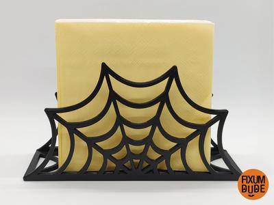 Snap Together Spiderweb Napkin Holder