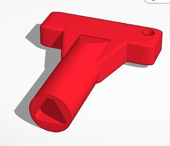Elevator triangle key (europe)