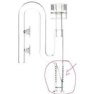 glass aquarium skimmer lower adjustable plug