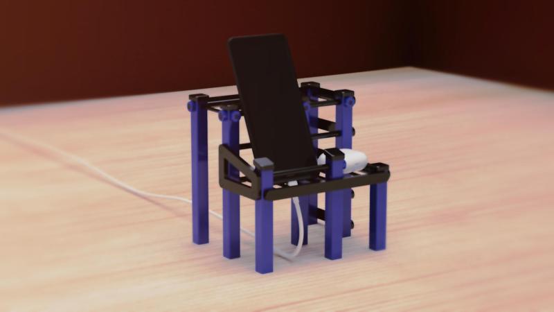 Phone charging station - Monkey Bars DIY