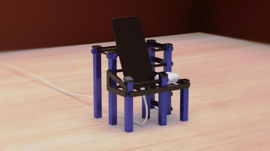 Phone charging station - Monkey Bars DIY