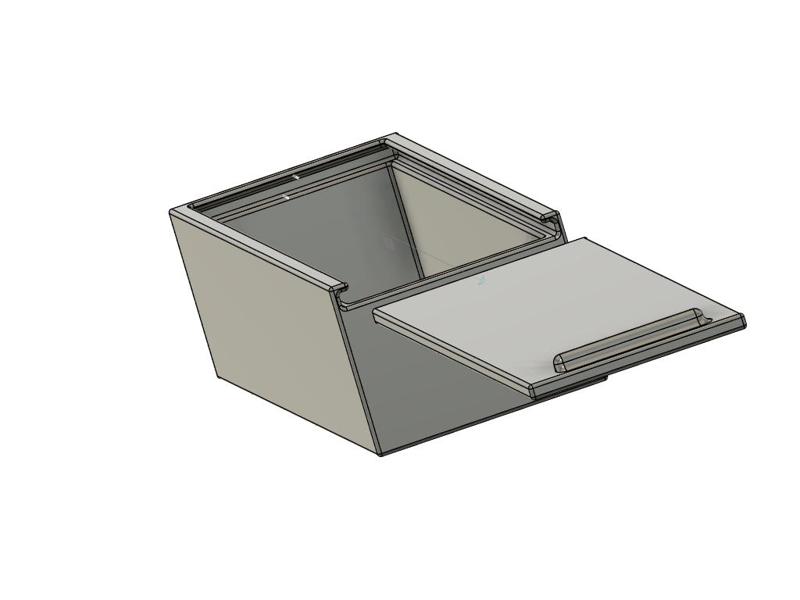 box + šoupací víko