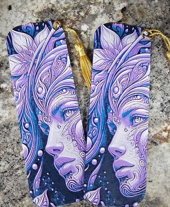 Artistic Bookmark - Hueforge - 4 Colors