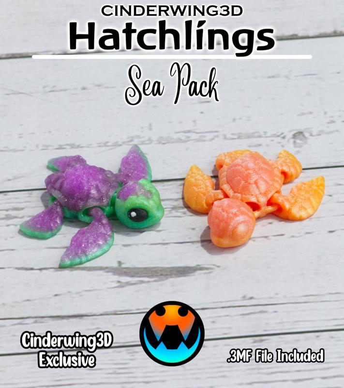 Sea Turtle - Cinder Hatchling