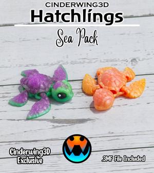 Sea Turtle - Cinder Hatchling