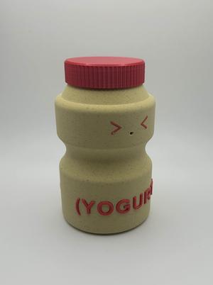 Yogurt Container with Removable Lid