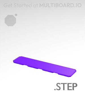 4x1x0·25 - Multibin Insert - STEP Remixing File