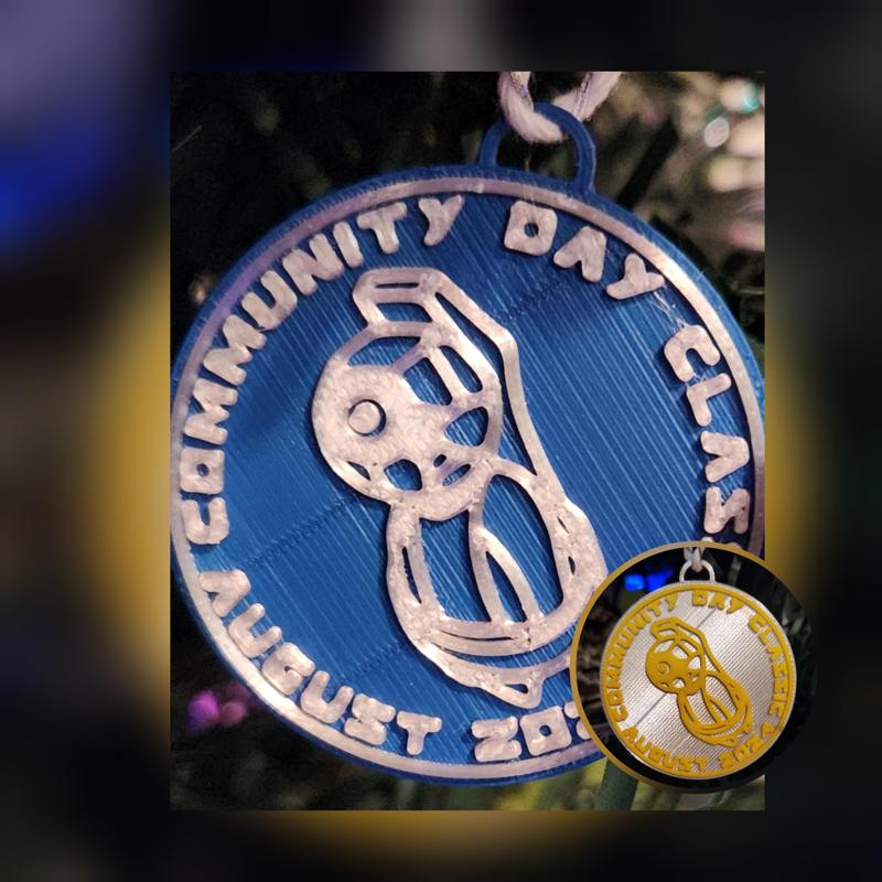 Pokemon Go Community Day Classic #91 coin - Beldum Ornament