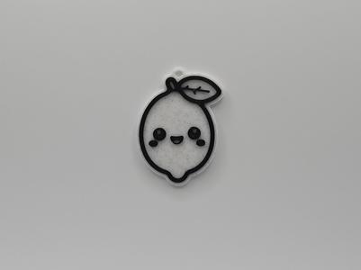 Cute Lemon Keychain