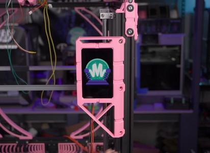 Vertical PiTFT50 Screen Mount