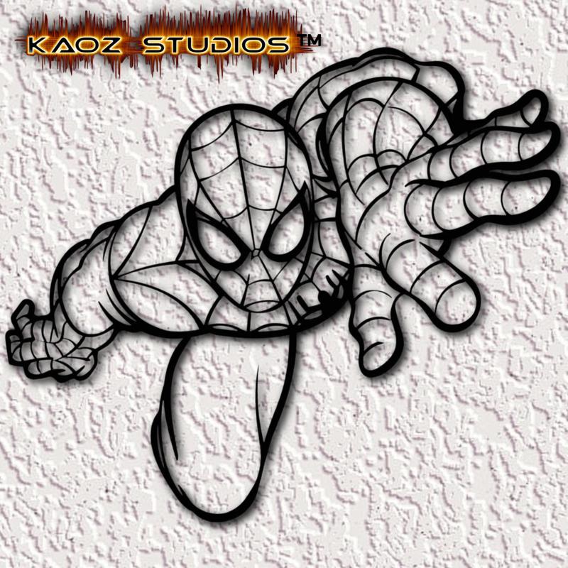 Spiderman wall art Spidey wall decor Marvel fan art