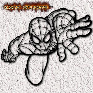 Spiderman wall art Spidey wall decor Marvel fan art