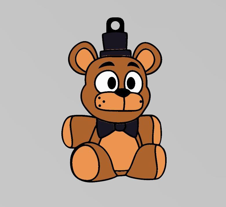KEYCHAIN FREDDY FAZBEAR (FNAF) 