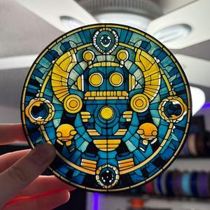 (HueForge) Stained Glass Robot