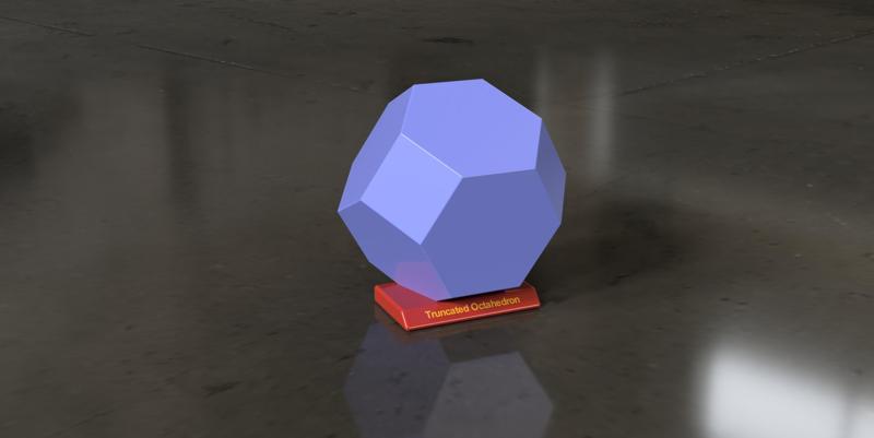 Truncated Octahedron Solid