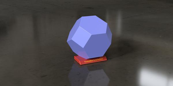 Truncated Octahedron Solid