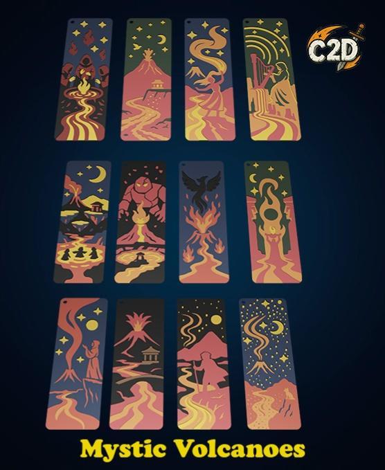 Mystic Volcanoes BookMarks