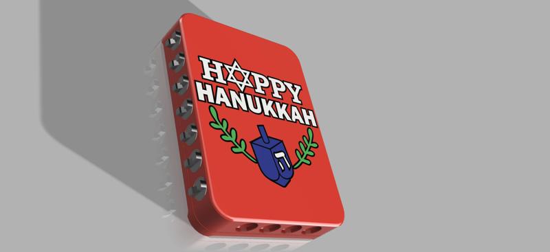 Happy Hanukkah, Annoying Gift Card Box, 22 thumb screws