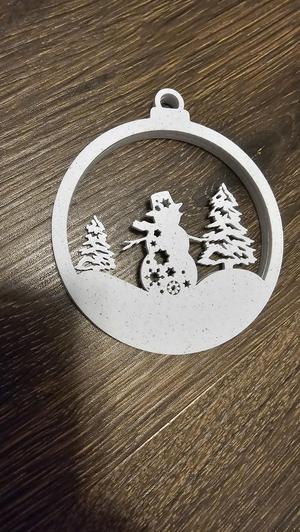 Snowman Vintage Ornament