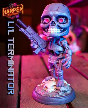 Li'l T-800 Terminator - Fanart Collectible Figure