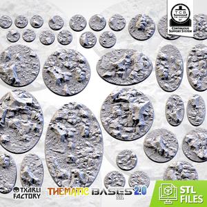 Stony Desert Bases (Round)