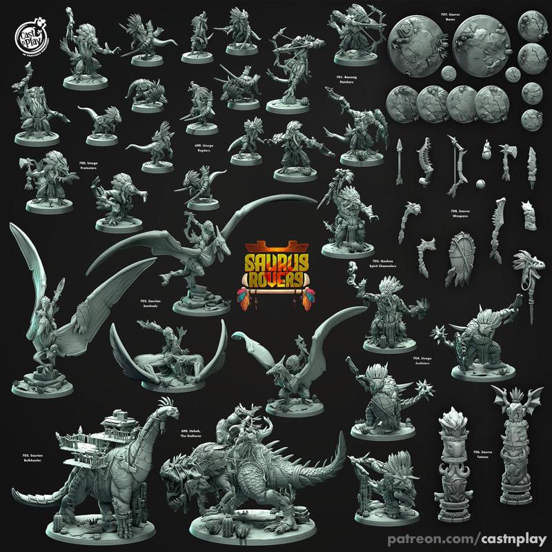 Saurus Rovers (Bundle) (Pre-Supported)