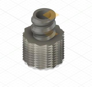 Multiboard compatible bolt with knurled head