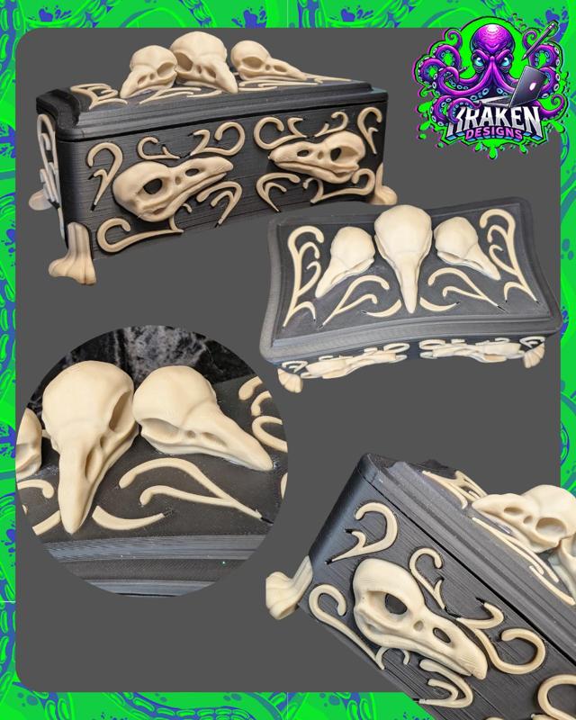 Raven Skull Gothic Trinket