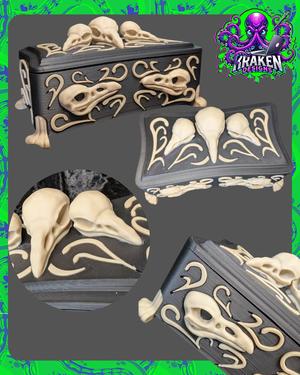 Raven Skull Gothic Trinket