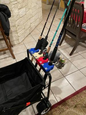 Fishing Rod Holder for Beach Cart (Beau Jardin)