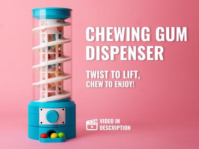 Chewing Gum Spiral Dispenser