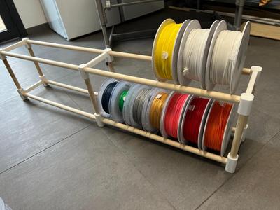 Modular and parametric spool rack