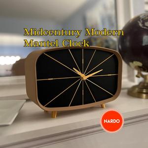 Midcentury Modern Mantel Clock