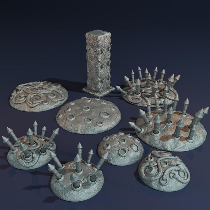 Spike and Snake Pit Traps