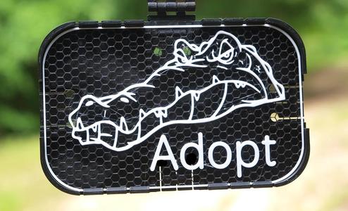 Adopt Gator sign   