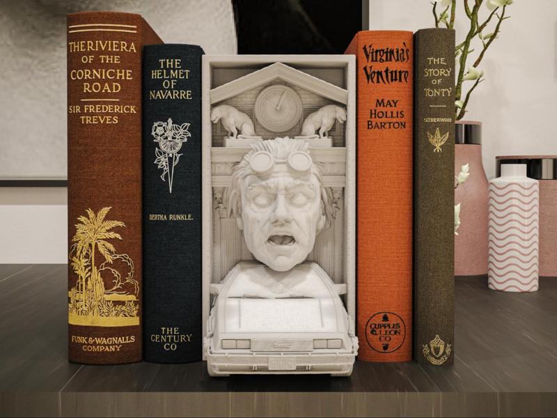 Back to the future Book Nook and Wall Mount