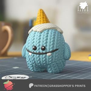 KNITTED ICECREAM MONSTER