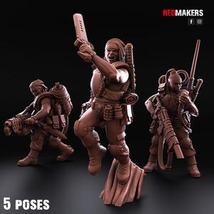 Female Jungle Fighters - Special Weapons - Imperial Force