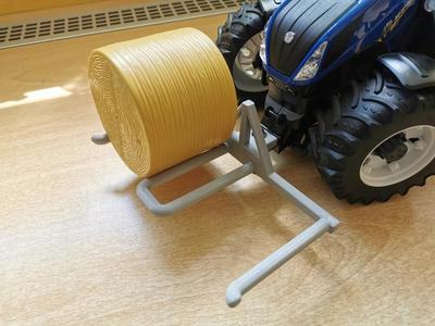 Bruder tractor bale fork
