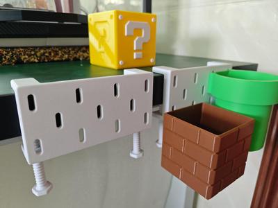 Desk Clamp Pegboard (Horizontal)