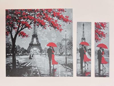 Paris in Love - Bookmark and Portrait Set