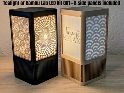 Modular Deco Lantern (Lamp) Tealight or LEDKit 001
