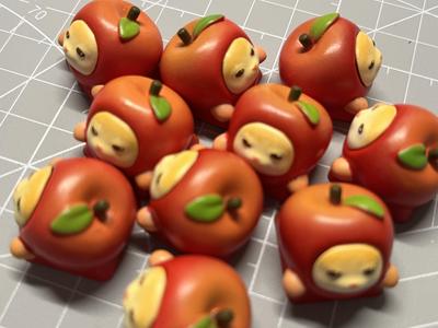 Apple cat keycap