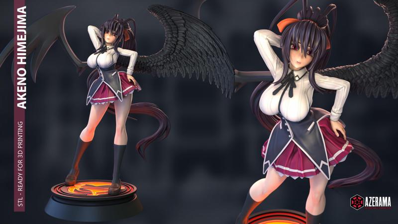 Akeno Himejima for 3D Printing