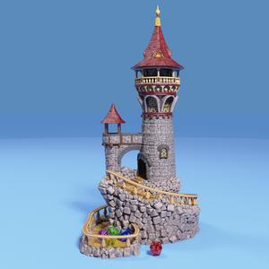 Wizard Dice Tower / Random Outcome Tool / RPG Game Item / Board Gamer Equipment / Magic Decoration / Collectible Architecture / Fantasy Figure / Magical Building Statue