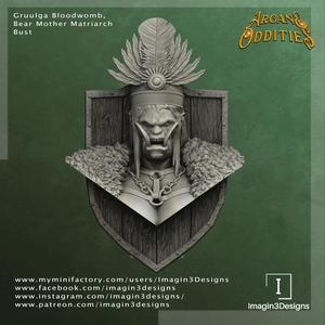 Pre-Supported Gruuglga Bloodwomb Bust
